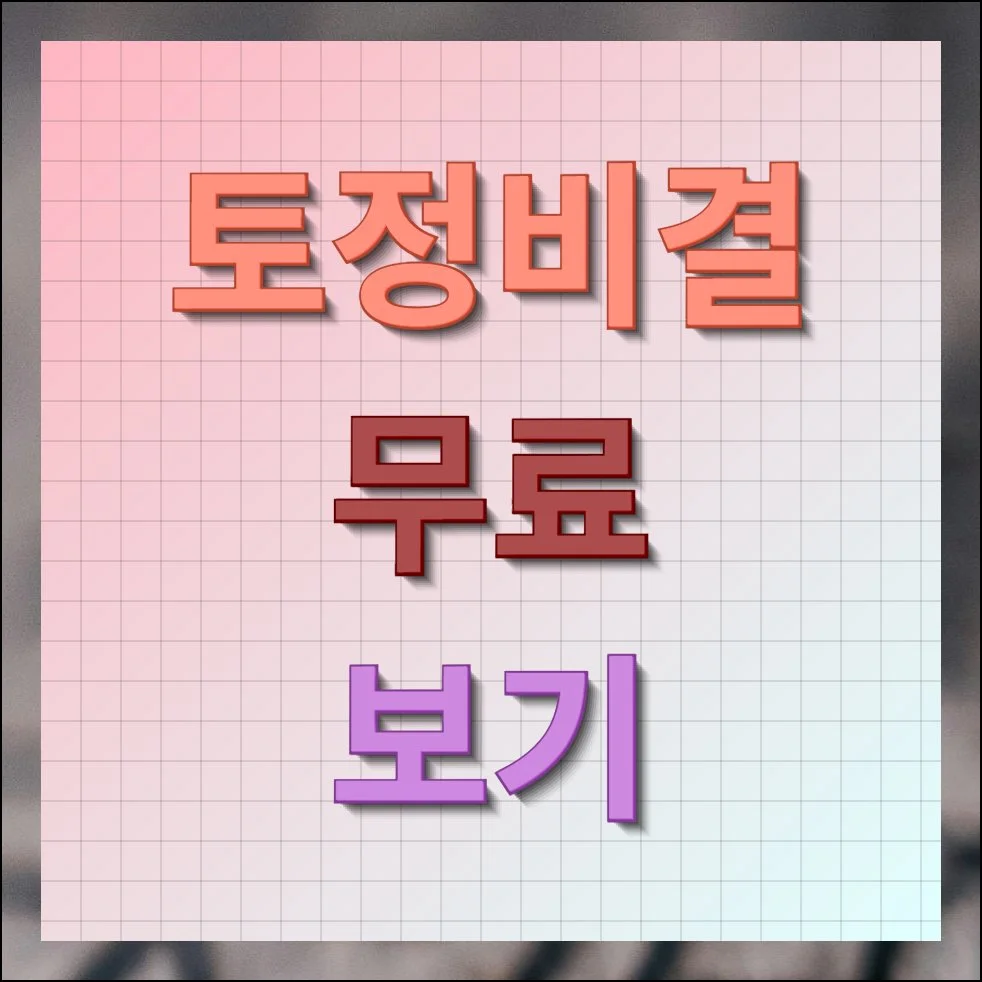 토정비결 무료보기 내년 운세 미리 확인하고 대비하기