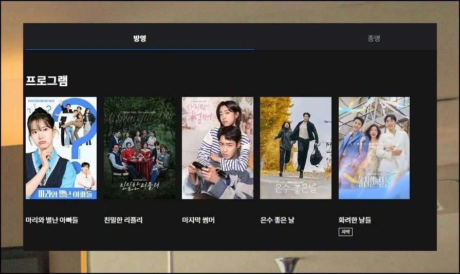 방영 당시 못 본 알짜 프로그램 | 고려거란전쟁, 효심이네 각자도생, 환상연가, 우아한 제국 등 최근 막을 내린 드라마도 무료 목록에 올라...