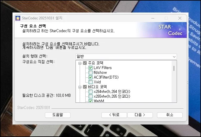 (6) 세부 옵션 조정